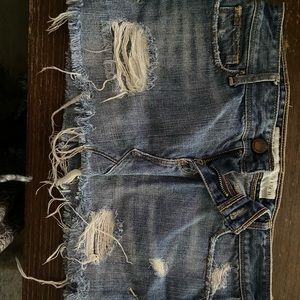 Abercrombie jean skirt